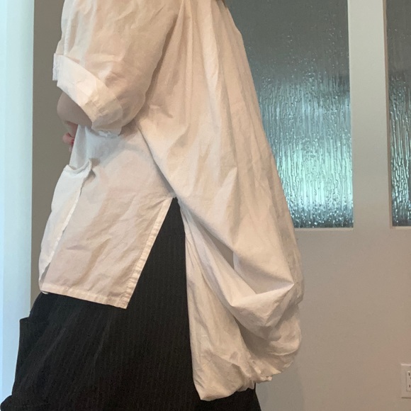 Slow fashion local designer structured blouse - Picture 2 of 3